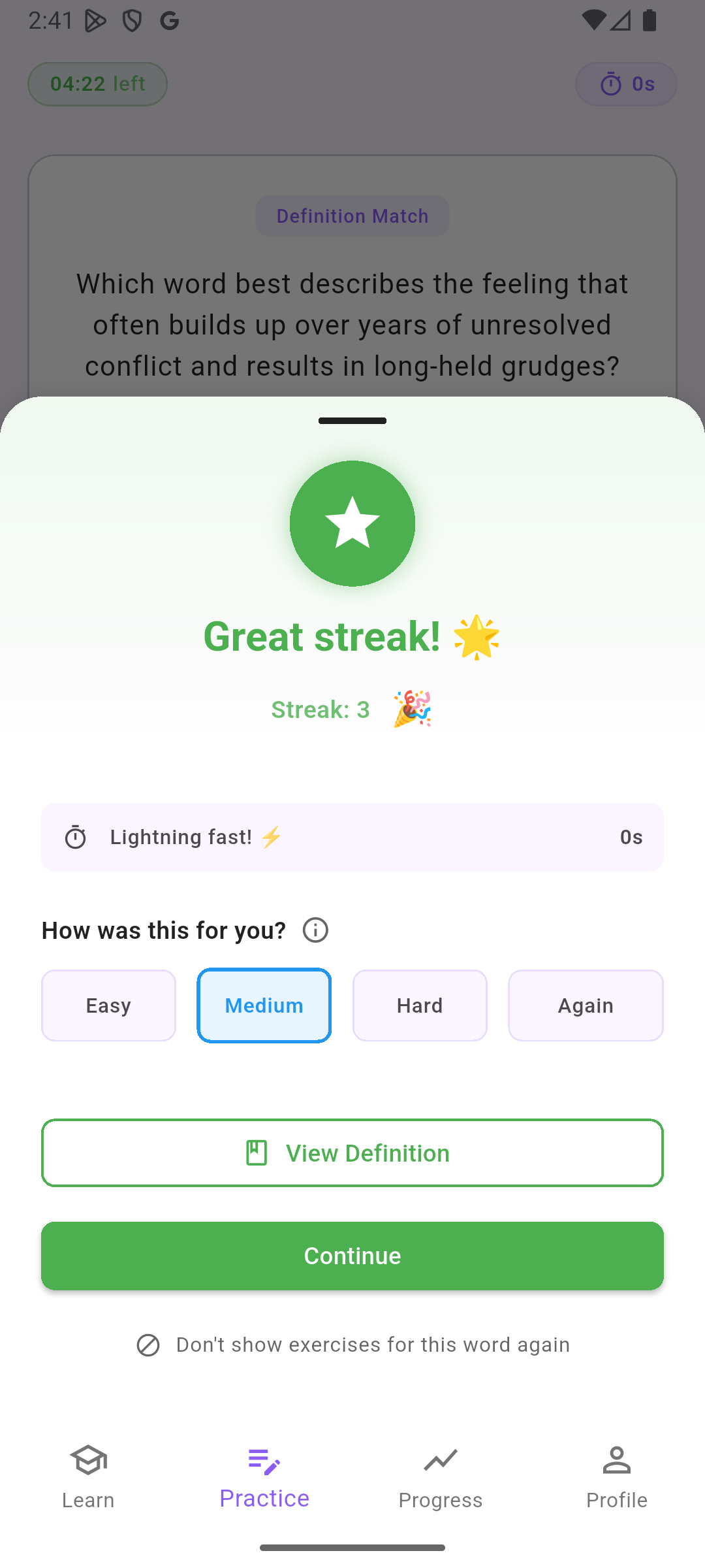 Gamified Practice